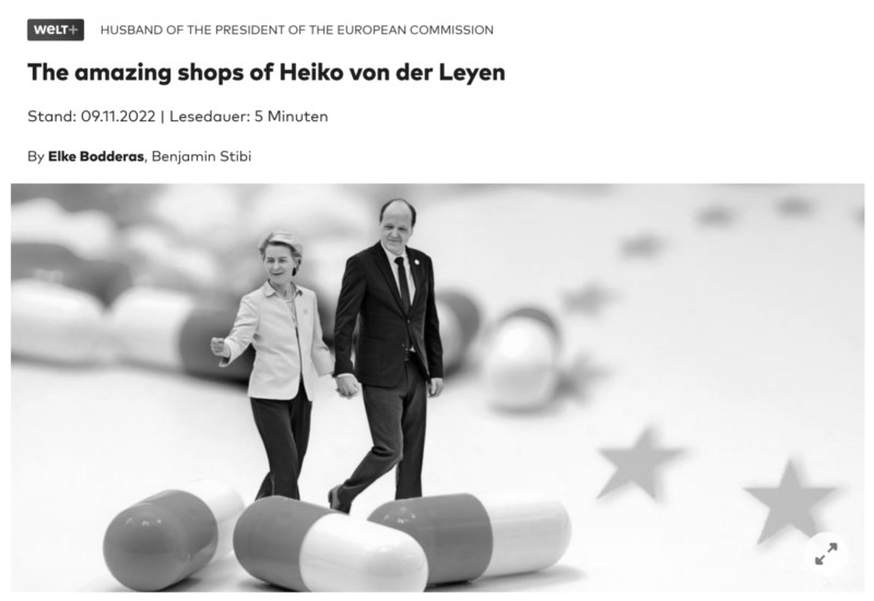 Gli Straordinari Acquisti Di Heiko Von Der Leyen traduzione Sfero